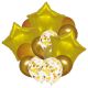 Bouquet de Globos Oro Olego x 14 Piezas - Olego - a solo S/ 9.50. Encuentra inspiración, productos y servicios para tu celebración como cumpleaños en un solo lugar.