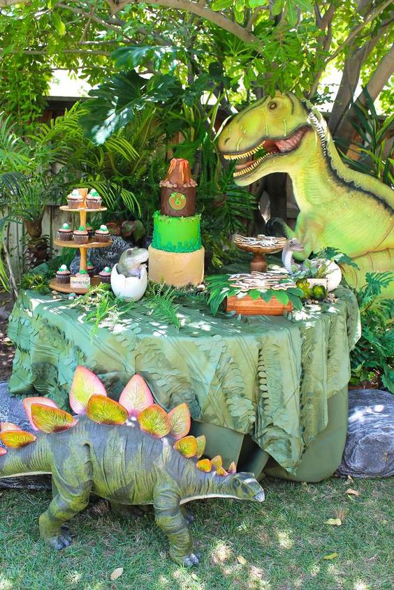 Fiesta de dinosaurio para niño  Ideas para decorar el ¡cumpleaños!