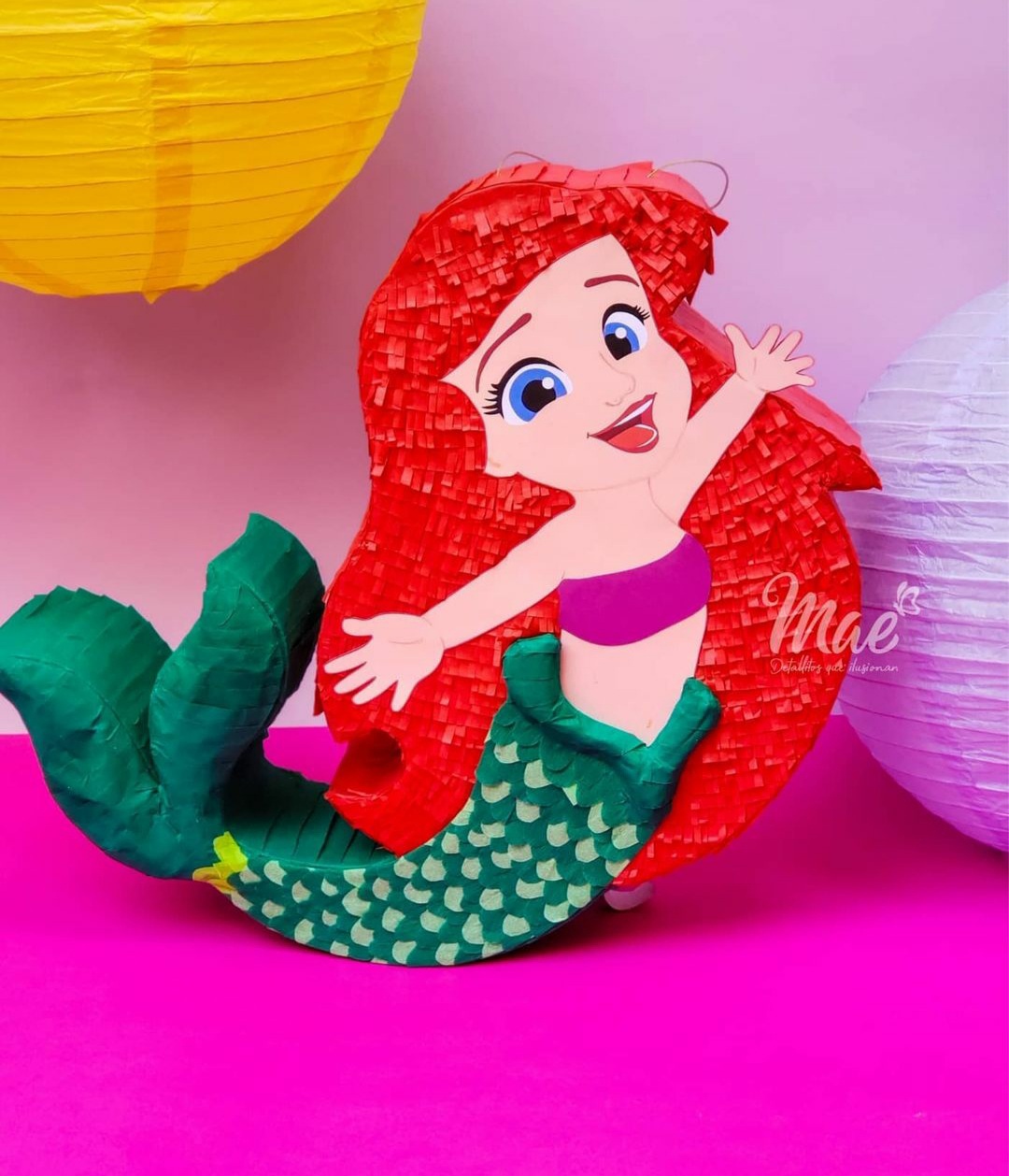 Piñatas de La Sirenita  Transforma tu Fiesta en un Mundo